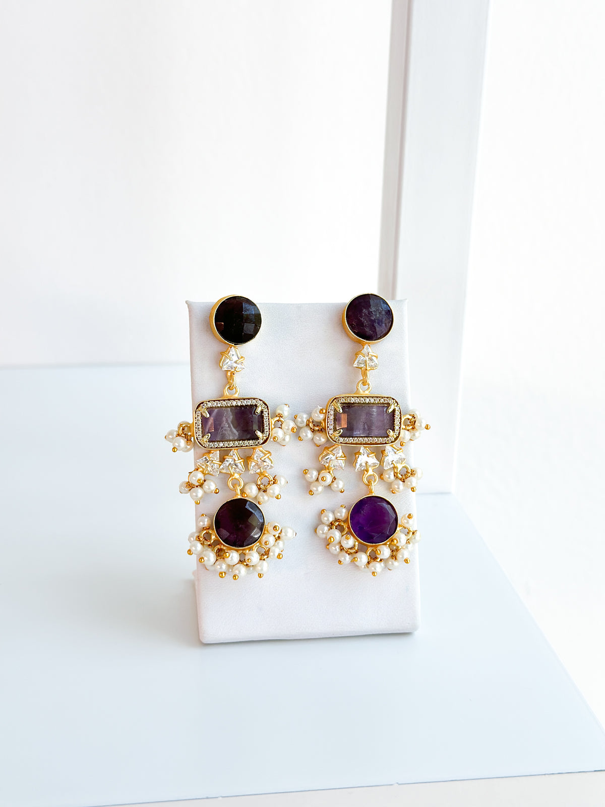 Caroline | Amethyst Earrings