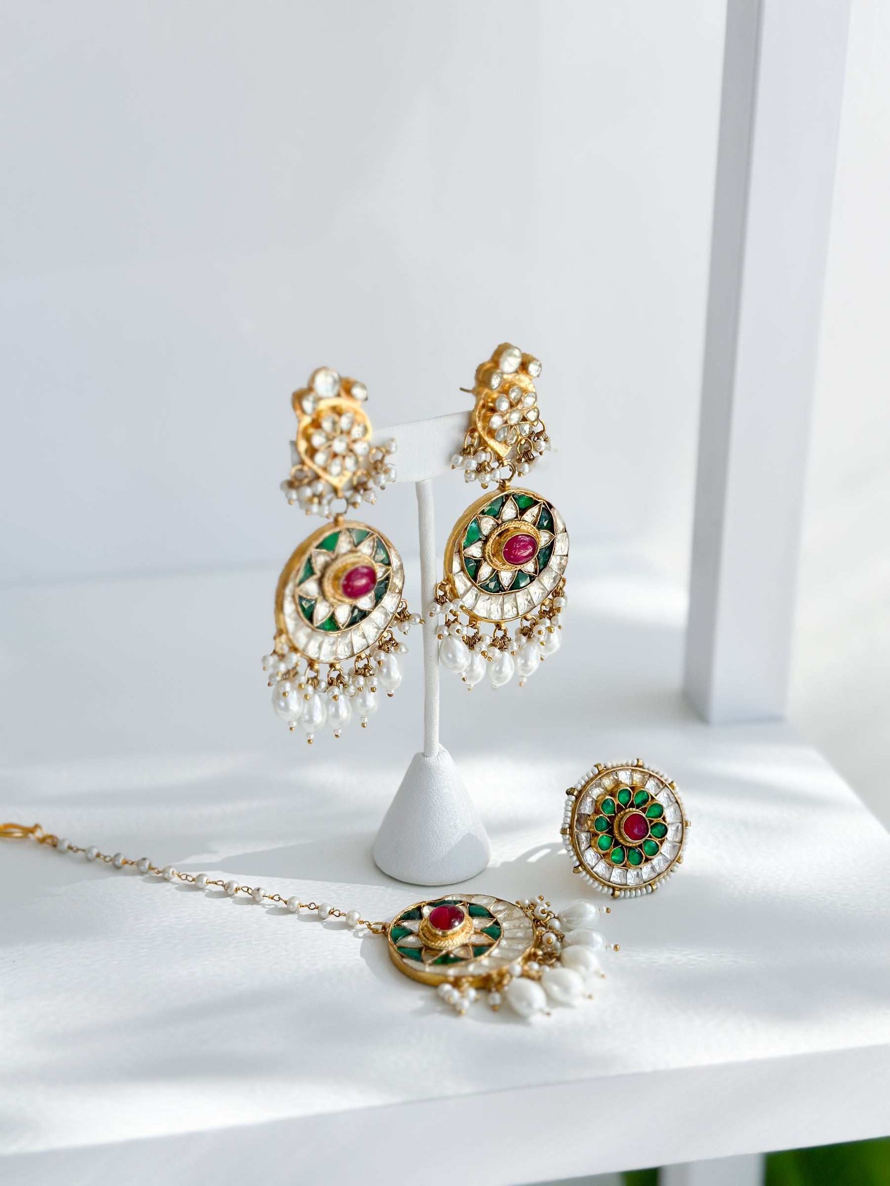 Alia | Kundan Tikka & Earrings Set