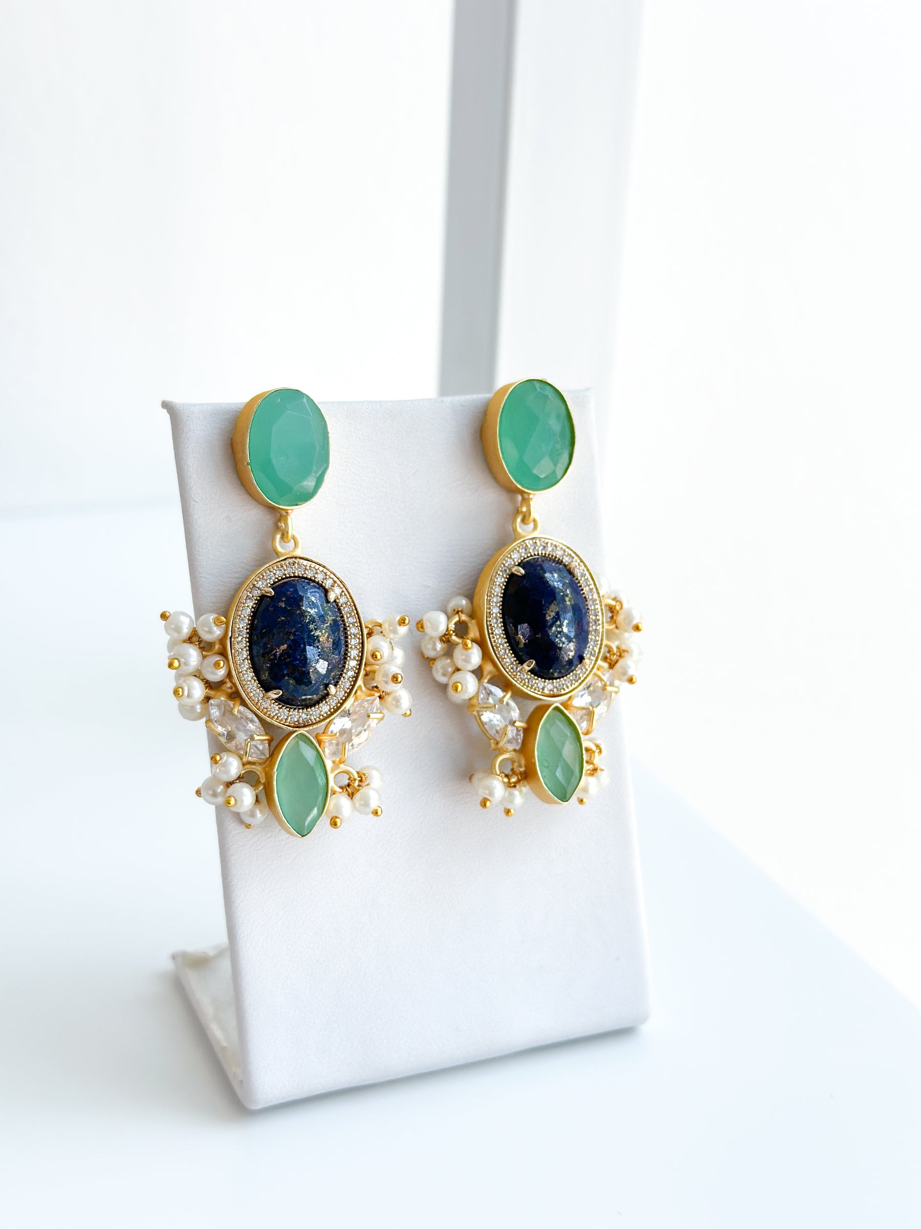 Elaina | Lapis Earrings