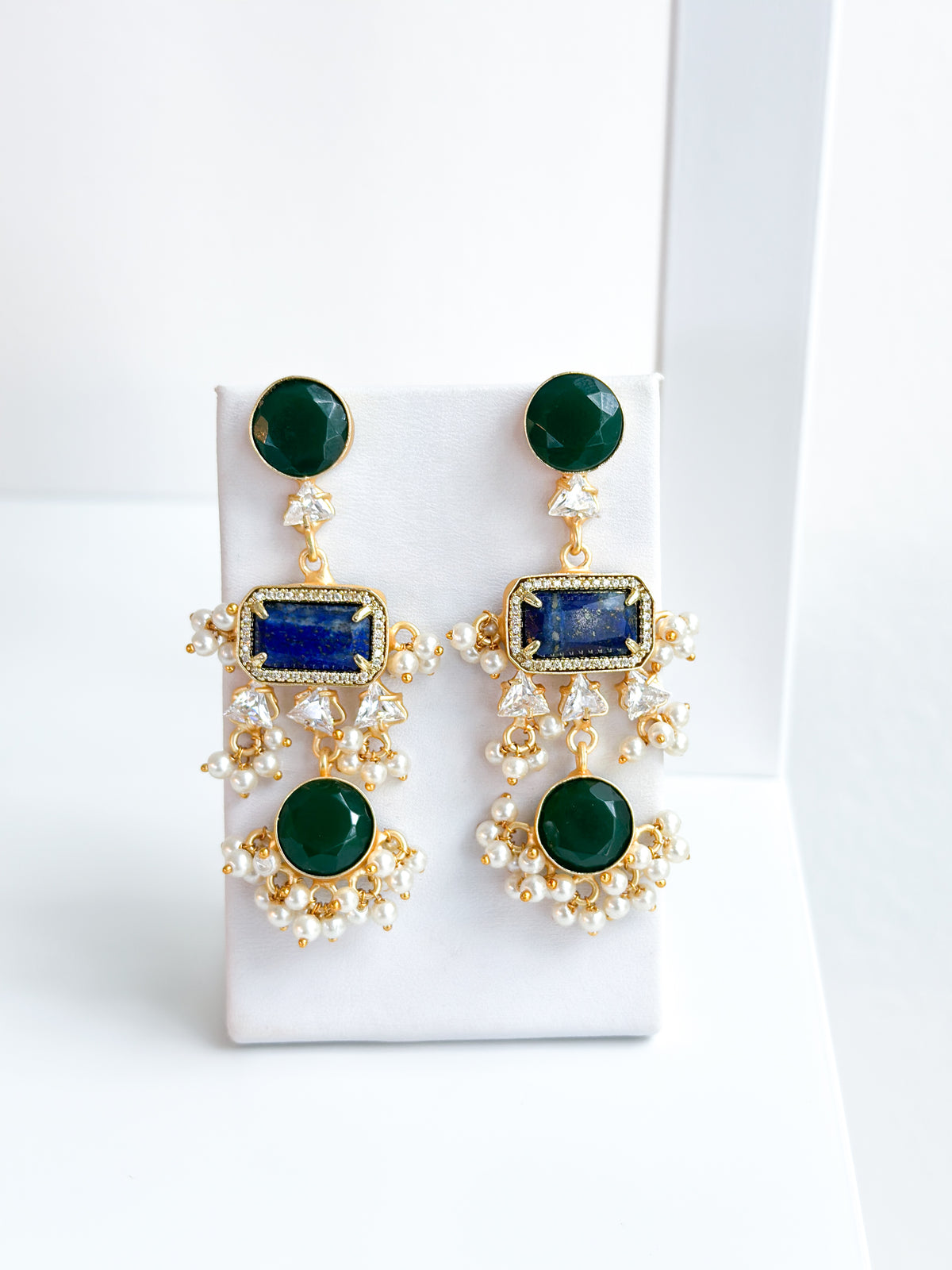 Caroline | Lapis Earrings