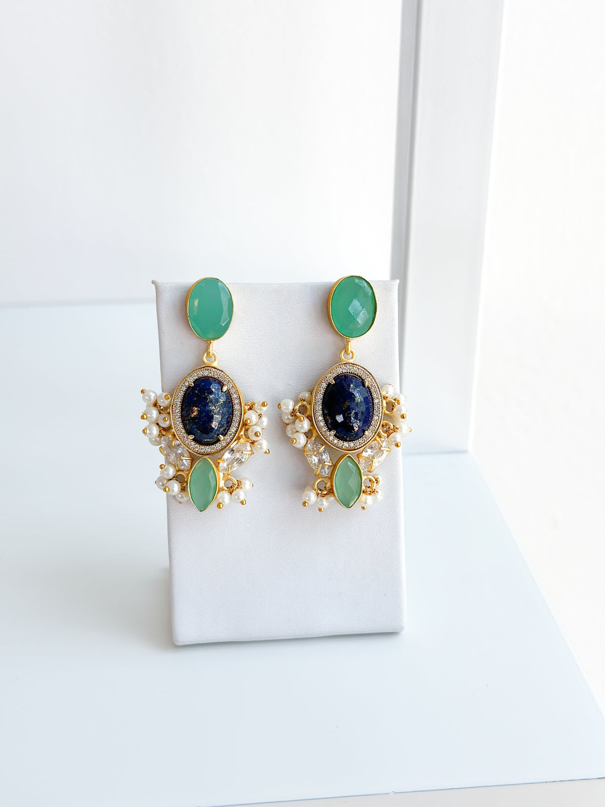 Elaina | Lapis Earrings