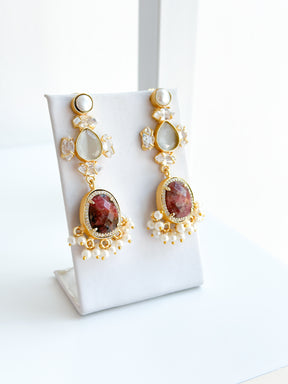 Aurora | Red Jasper Earrings