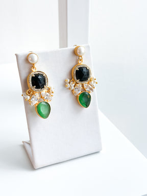 Nala | Black Onyx Earrings