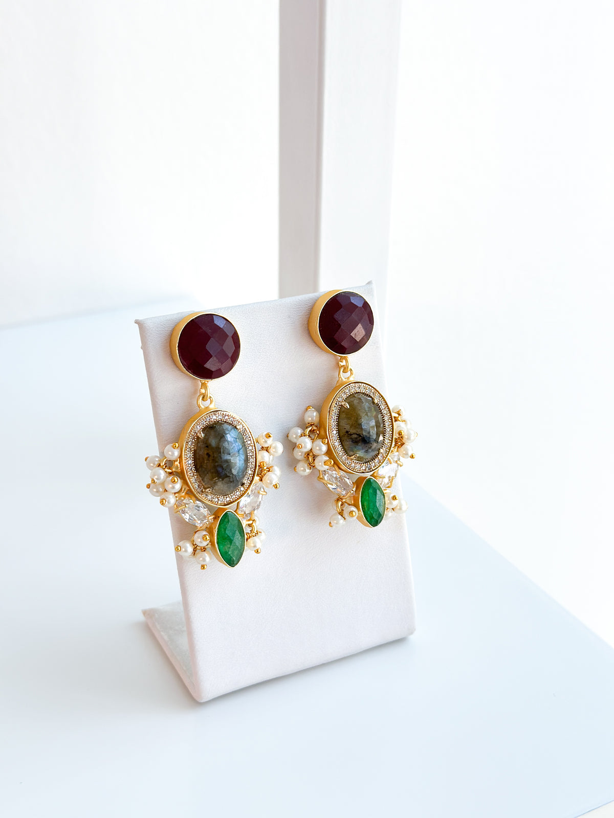 Elaina | Labradorite Earrings