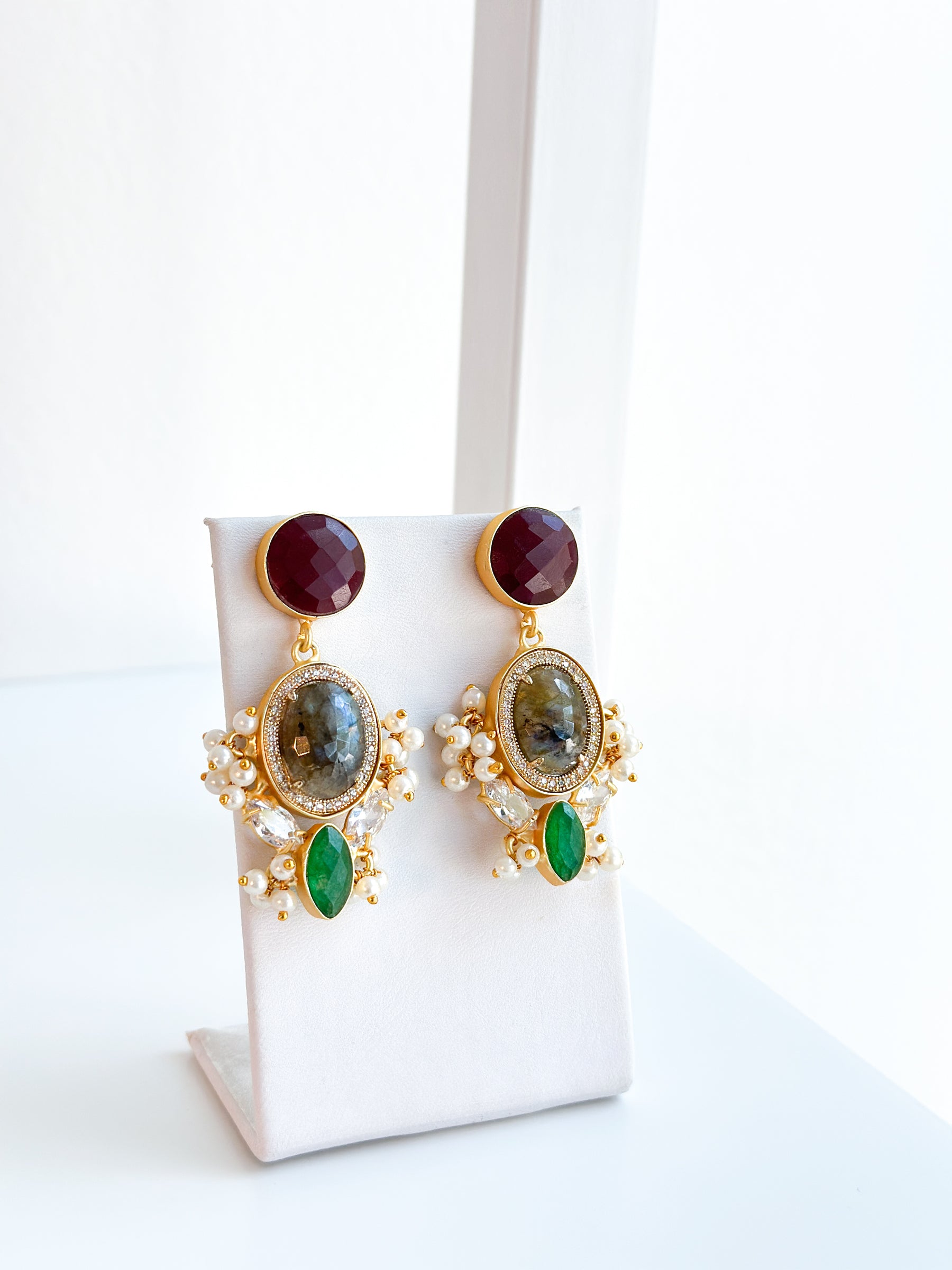 Elaina | Labradorite Earrings