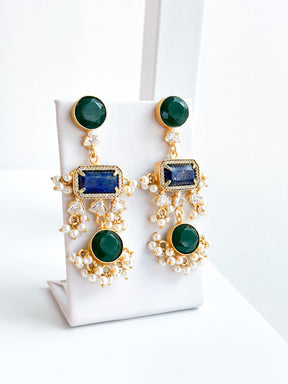 Caroline | Lapis Earrings