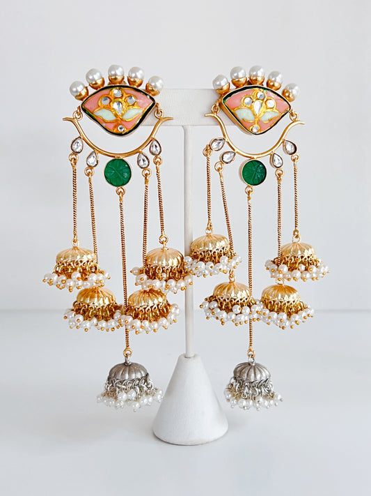 Fariha | Dual Tone Earrings