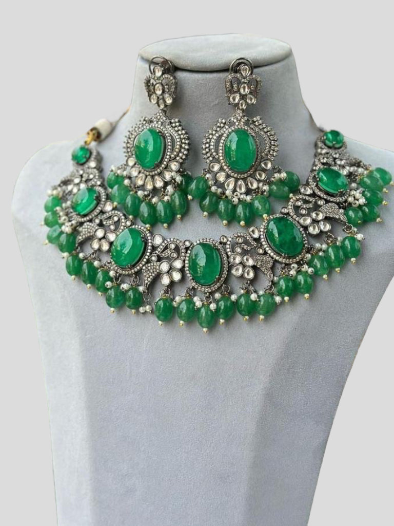 Kaia | Green Semi Precious Set
