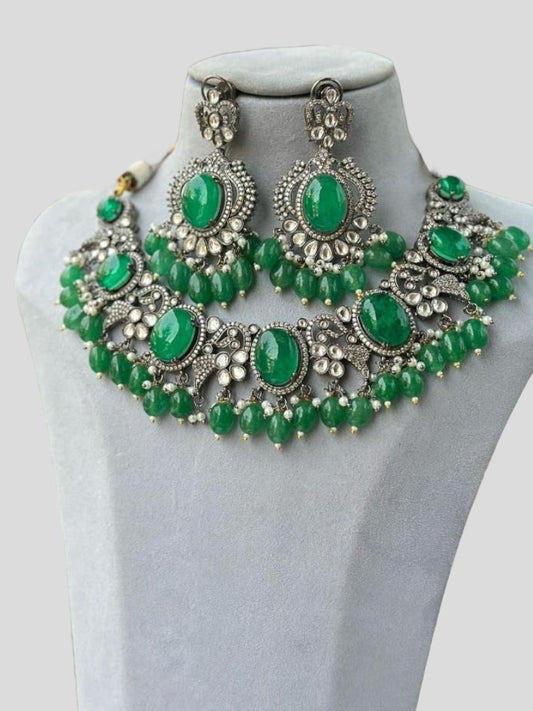 Kaia | Green Semi Precious Set