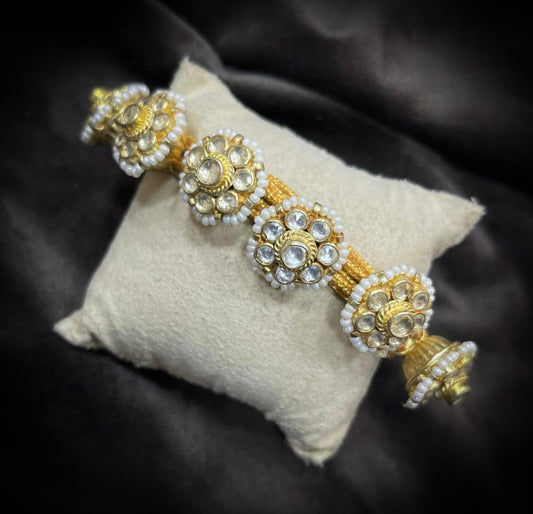 Leena | Moissanite Polki Bracelet